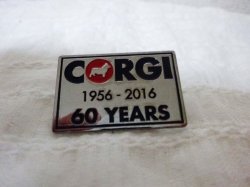画像1: 【イギリス】 バッジ　CORGI 　60周年メモリアル