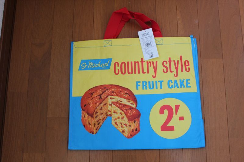 画像1: 【イギリス】M&S  エコバッグ Fruits cake