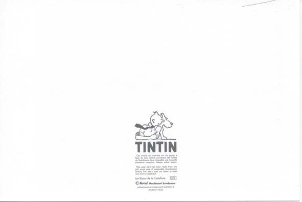 画像: 【国内】TINTIN  ポストカードＢ