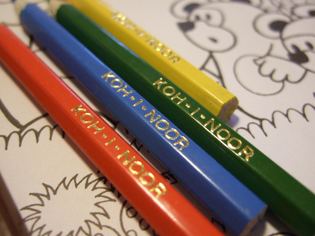 画像: 【チェコ】 クルテク　ミニ色鉛筆６色