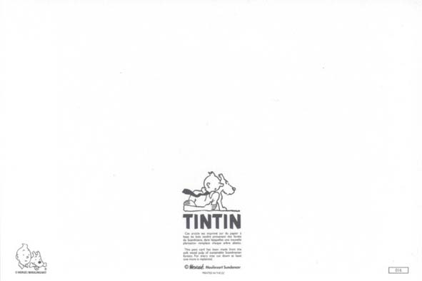 画像: 【国内】TINTIN  ポストカードＡ
